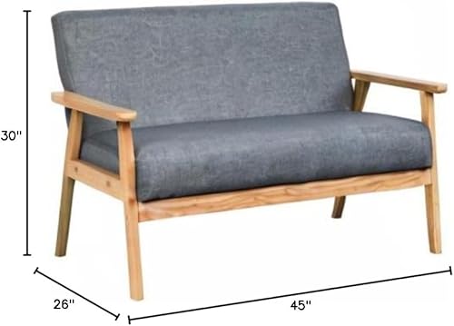 Miniatura 2 de Lilola Home LHF-88873 - Asientos de dos plazas, color gris Bahamas