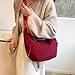 Corelration/Quantifyn/Naturaltly/Sofenthiss Women's Fashion Plain Color Nylon Crossbody Hobo Bag (Gray)
