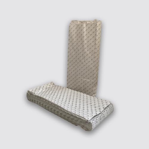 Bicapack - Caja con 1800 en 9 Packs de 200 de Bolsas de Papel Kraft Blanco SIN Asas (16,5 x 9,5 x 45 cm) | Diseños para Productos de Panadería | Papel 100% Reciclado de Alta Resistencia (35 g/m²)