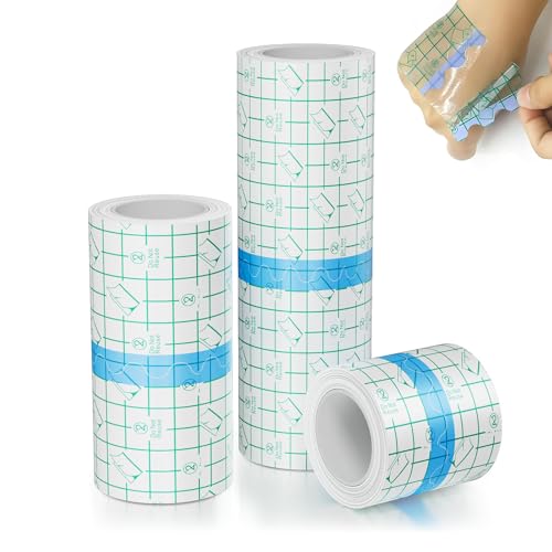 Yuelong 3 Rolls Tattoo Aftercare Bandage Waterproof Transparent Film