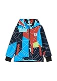 die Kapuze ist fixiert s.Oliver Junior Boy\'s 2125066 Softshell Jacke, Blue, 128