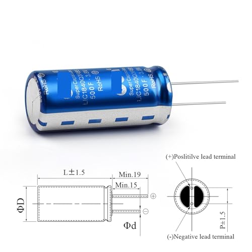 Super condensateur type D 3.8V 80F haute performance pour véhicule