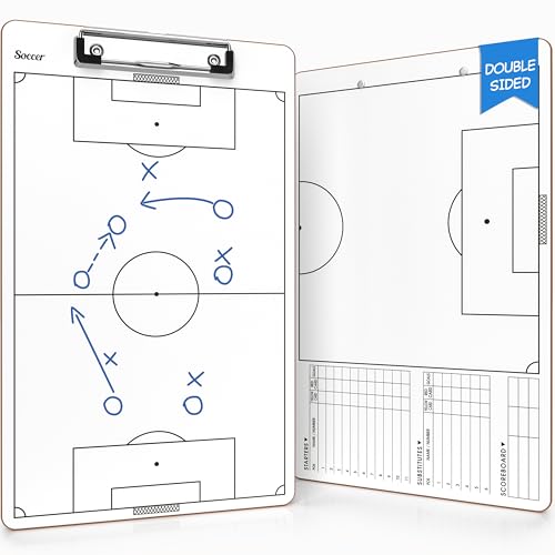 Scribbledo Soccer Dry Erase Coaching Board 15'x9' Soccer Clipboard for Coaches Soccer Coaching...