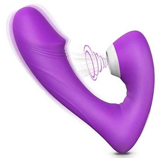 Clítøríş Sụččîôņådør Portable Massager, Cliťoriś Pųnto G e Triple Ésțimulation, Cônşộlạdôręş, Ricaricabile Waterproof per màsťurbaçion o Ānal (Purple2)