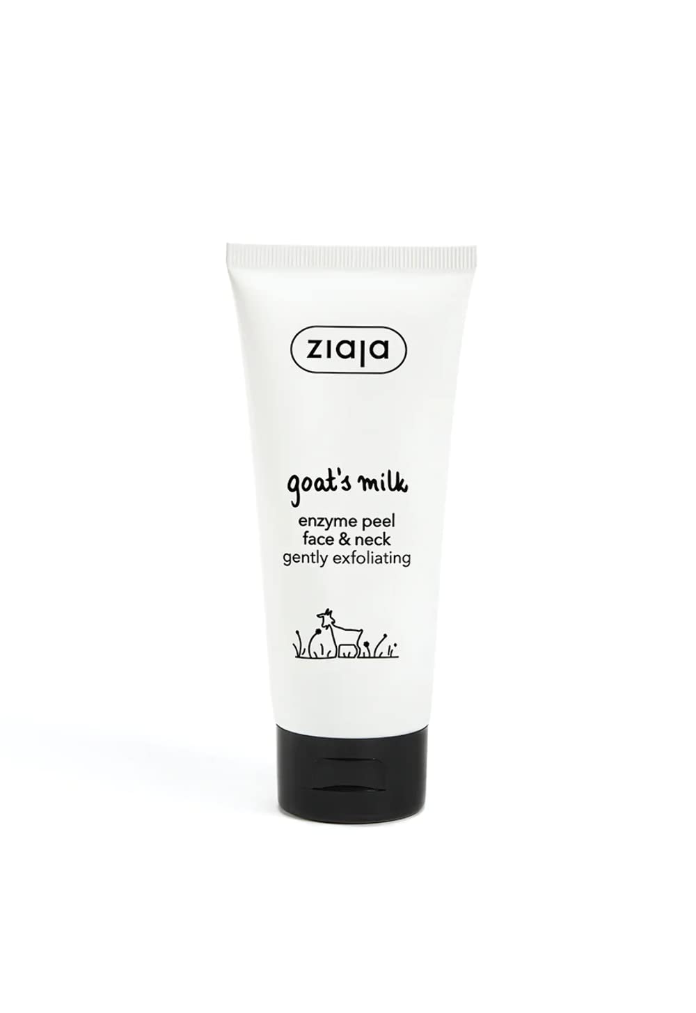 Ziaja Goat’s Milk Face & Neck Enzyme Peel, 75 ml – Gentle Exfoliating Cream f...