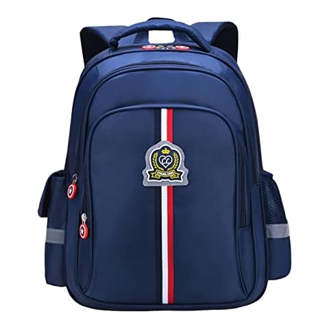 Kids School Bags Boys Girls Breathable Backpack Book Bag Student Casual Daypacks Travel Backpack Royal Blue Small Cover