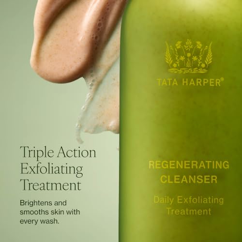 Stop the Tightness: 15 Best Face Wash for Sensitive Skin and Dry Skin After 50 (Tested & Approved) 2 Tata Harper Regenerating Cleanser | Daily Cleansing & Exfoliating Facial Cleanser with Beta Hydroxy Acid | Clinically Proven Natural Skincare for Uneven Texture & Lack of Radiance, 1.7 fl oz