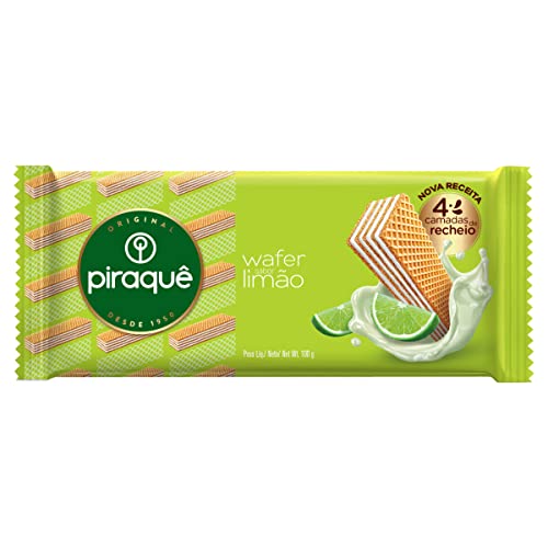 Biscoito Wafer Piraquê Limão Pacote com 100g