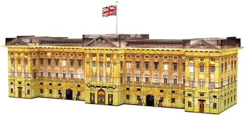 Ravensburger 3D Puzzle 12529 - Buckingham Palace Night Edition - leuchtet im Dunkeln - der Buckingham Palast zum selber Puzzeln für… – Ansicht 4
