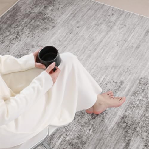 Tapis de salon doux grande surface pour masquer un sol froid - 6