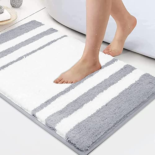 Image of Carpet /Rug Runner (White&Grey, 2x4 Feet)