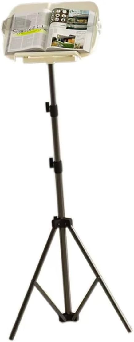 Tablet Floor Stand with Tripod,Adjustable Standing Book for Reading and Podiums,Height 68-158cm
