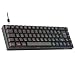 KOORUI 60% mechanische Gaming-Tastatur, gemischte Farben, LED-Hintergrundbeleuchtung, ultrakompakt, 69 Tasten, kabelgebundene Mini-Tastatur mit rotem Schalter für Windows, Laptop, PC/Mac OS/Xbox