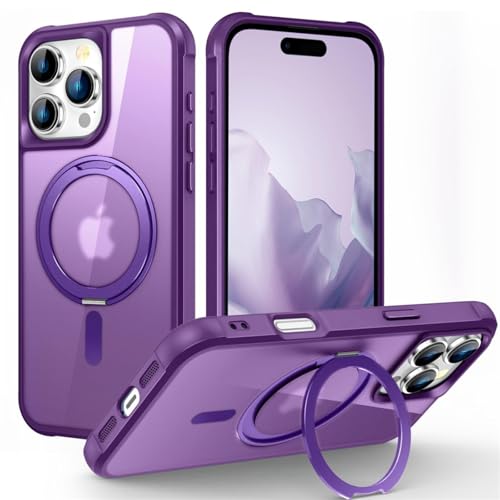 Coque iPhone 16 Plus antichoc violette idéale pour vos appels vidéo mains libres