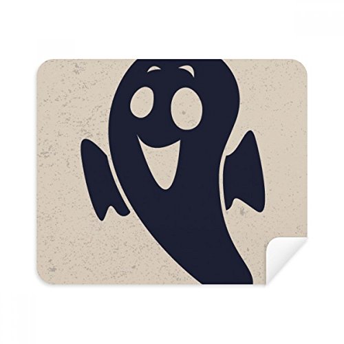 Chiffon lunettes Halloween émacié essuie-écran 2pcs suède