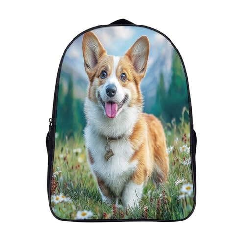 Sac d'école garçon et fille résistant avec 2 compartiments et dos rembourré motif animal 3D