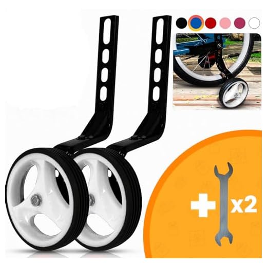 μCycle Training Wheels (White)