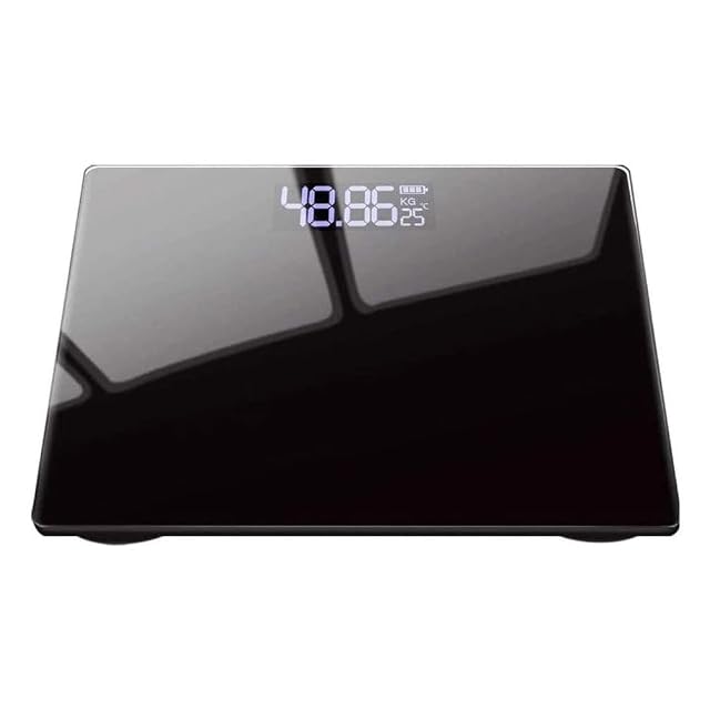 Digital Body Weight Bathroom Scale Accurate Weight Measurements Scale Large Backlight Display and Step-On Technology 180KG