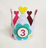 REGALO PERFECTO. Esta corona infantil es una opción perfecta para el cumpleaños de tu niño o niña. También sirve como regalo para tus seres queridos, ¡les encantará! ¡Qué divertido!