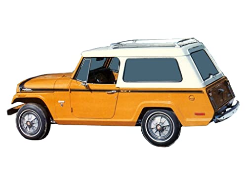 1971 Jeepster SC1 Sport Commando (C101) Decal Graphics Stripes kit Complete - White