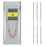 Soosui 4.0mm Circular Knitting Needles US6 |3-Pack 9-inch (23cm) Double-Pointed Flexible Circular Needles, 3cm Cable, Durable and Smooth for Sweaters, Socks, Hats, and Other DIY Knitting Projects.