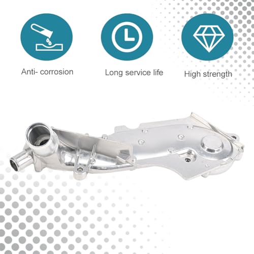 Image of 078121121K Coolant Thermostat Housing Compatible with 1998-2001 Audi A6 | Compatible with 2001-2005 Allroad Quattro, 2001-2005 Volkswagen Passat GL GLS GLX V6 Upgraded Aluminium Housing