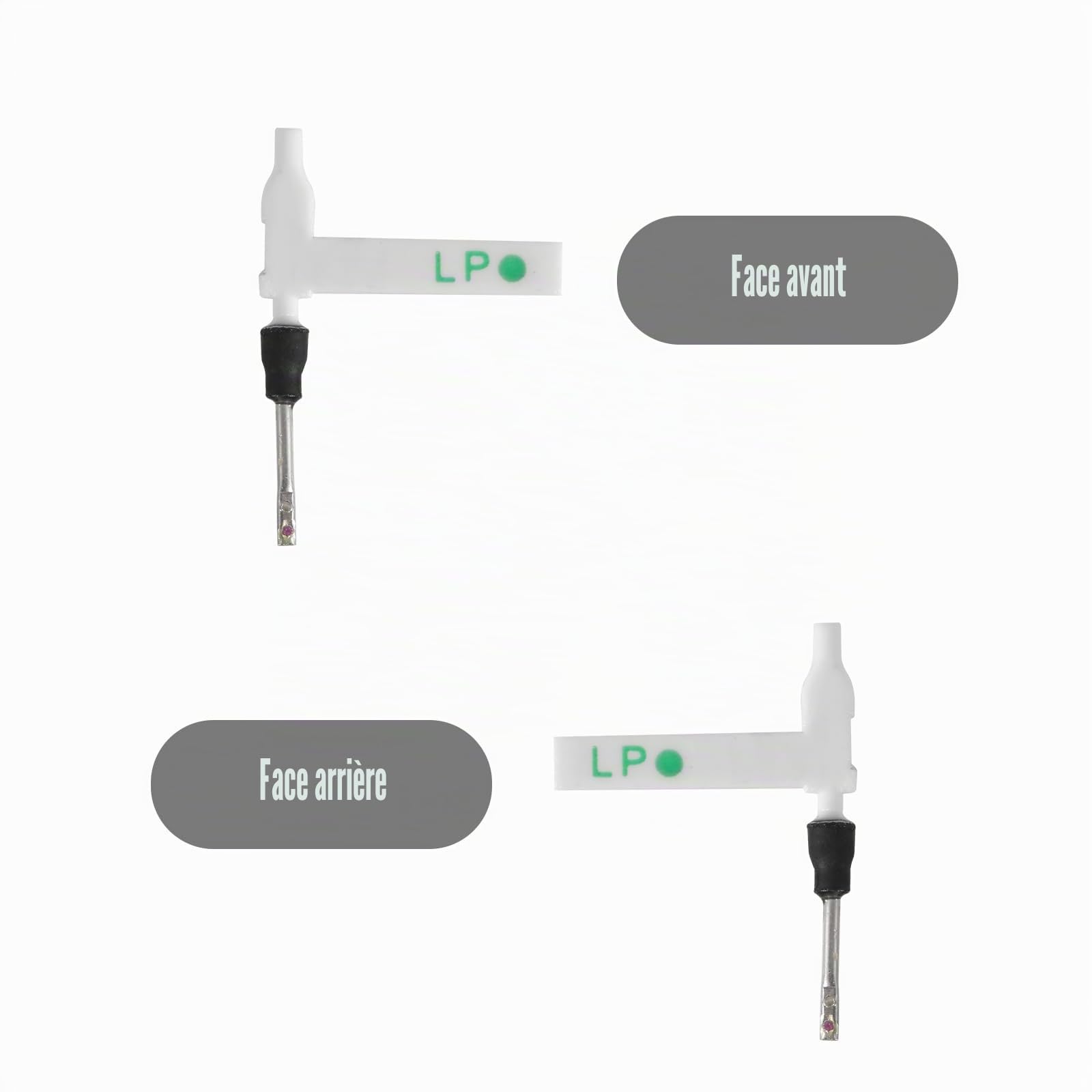 Stylet à Aiguille pour BSR, Double Face Aiguille pour Tourne Disque Remplacement Stylet pour Tourne-Disque Stylet Platine Vinyle Adapté pour BSR ST-16, ST-17
