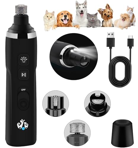 Elektrischer Krallenschleifer Für Hunde & Katzen - 3-Gang, Superleise Haustier-Pflege