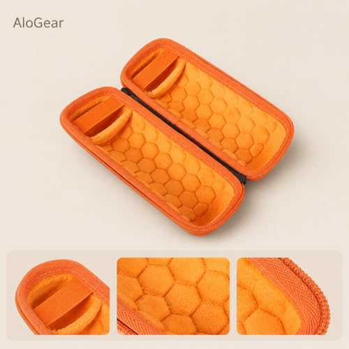 Image of Travel Carry Case for New JBL Flip 7, 6, 5, 4, 3 Portable Speaker, Shockproof, Dustproof, Protective Cover Storage Bag (Orange Inside)