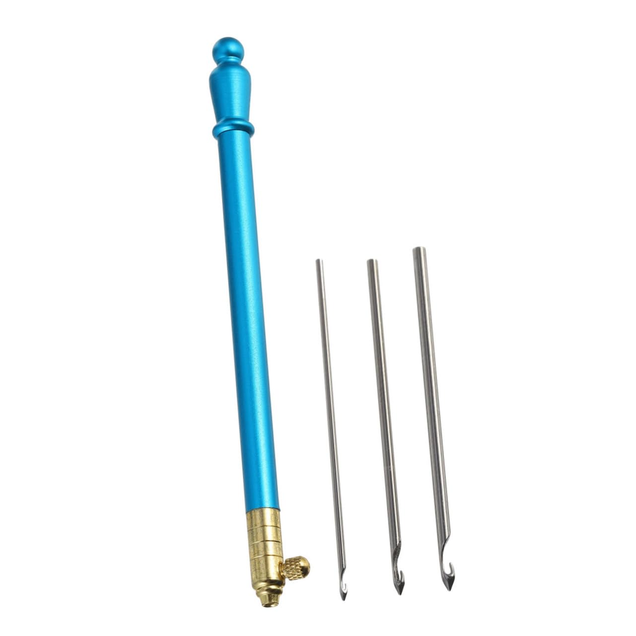 HOODANCOS 3juegos Agujas De Bordado Punch Needle Mango Ergonómico y Antideslizante Para Manualidades De Costura Kit De Agujas Para Tejer y Bordar Para Proyectos Creativos