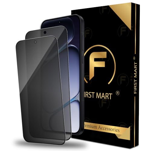 Image of FIRST MART Privacy Tempered Glass for OnePlus Nord CE 6, 2 Pack | Anti-Spy 9H Screen Protector, Edge-to-Edge, Case-Friendly, Scratch Resistant, Bubble-Free