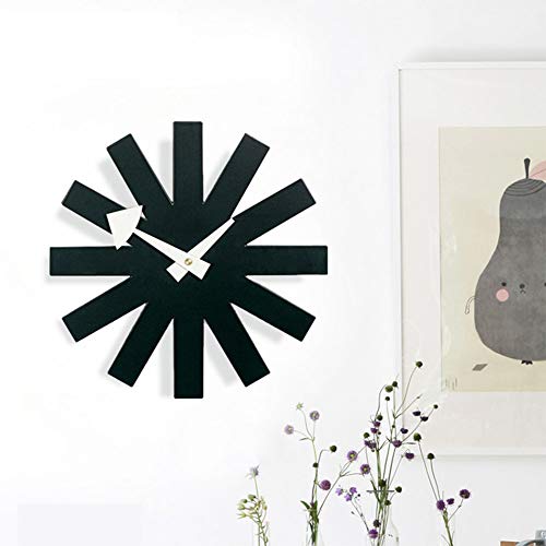Horloge Murale De Flocon De Neige Créatif : Décoration Simple de Maison - 2