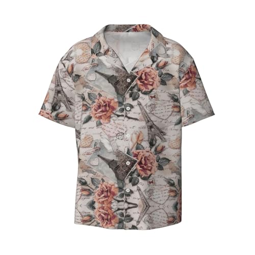 Chemise homme manches courtes anti-transpiration haut d'été léger avec poche
