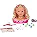 Theo Klein 5392 Busto per trucco e acconciatura Emma I Include cosmetici a forma di cuore e accessori per capelli I Giocattolo per bambini dai 3 anni in su