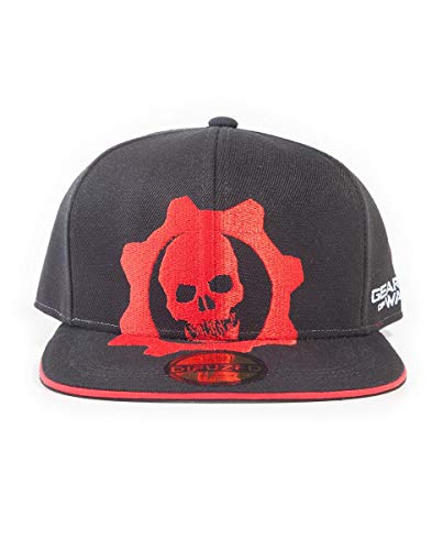 Bioworld - Difuzed Casquette Gears of War Baseball, Noir, Taille Unique Adulte Unisexe