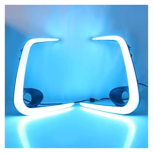 Luces diurnas LED con intermitente amarillo Toyota Corolla kit parachoques ABS 4