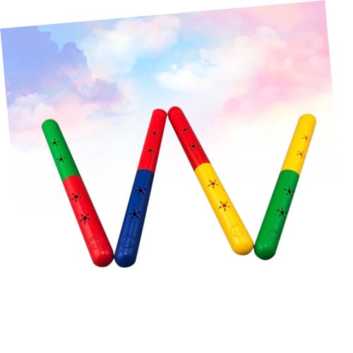 Yardwe 2 Unidades bastões de relé de dança de Ginástica Rítmica de Revezamento de Corrida bastões de