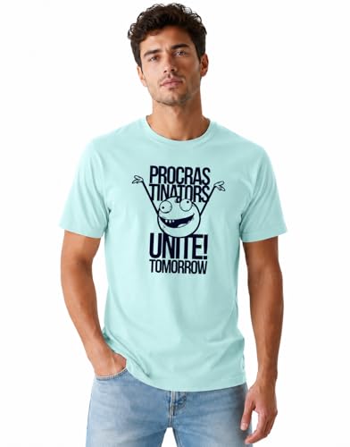 Image of Vastrio Unisex Procrastinators Unite Graphic Regular Fit Cotton T-Shirt
