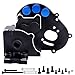 Hobbyfire Aluminum Transmission Case Gearbox with Motor Plate and Suspension Arm Mounts Upgrades Parts for 1/10 Traxxas Slash 2WD Rustler Stampede Bandit, Replace 3691