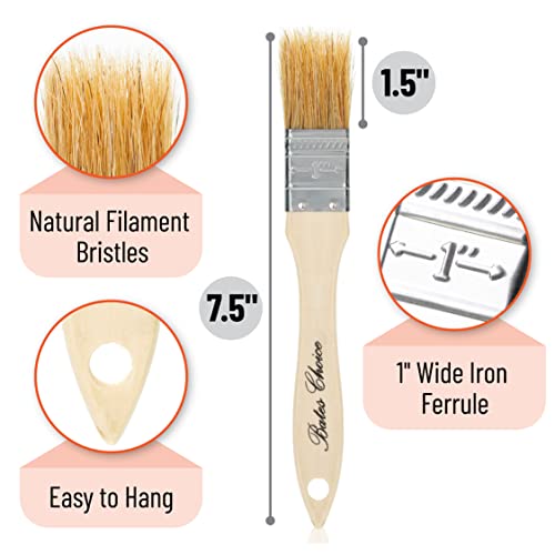 image for Bates Choice Bates- Chip Brushes, 1 Inch, 36 Pack, 1 Inch Paint Brushe