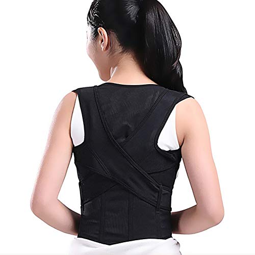 WCX Faja Lumbar Cintura Fuerte Cifosis Corrección con Espina Dorsal Órtesis Apoyo para...