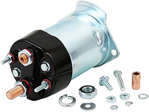 RAREELECTRICAL Nuevo solenoide de arranque compatible con Massey Ferguson tractor Mf 302 304 3165 356 Perkins Diesel