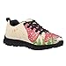 Pinupub Rabbit Mushroom Print Beige Sports Shoes for Boys Girls Cute Fashion Tie Lace Running Walking Sneakers