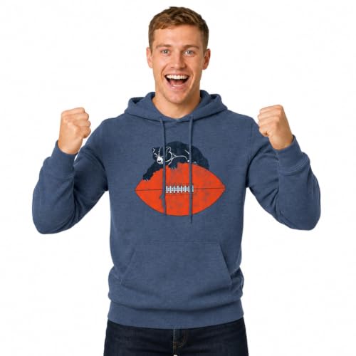 Team Fan Apparel NFL chandail à capuchon molleton, marine, moyen