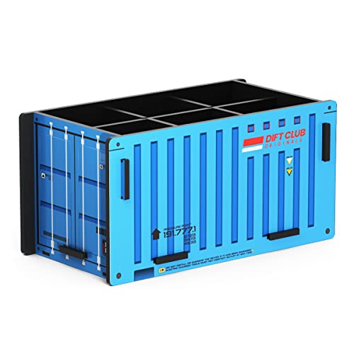 Image of Pen Holder Shipping container shaped (Blue)