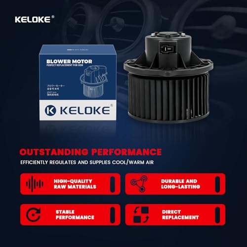 Image of KELOKE Front HVAC Heater Blower Motor Fan Fits for Hyundai Azera 12-17, Elantra 11-16, Equus 14-16, Sonata 11-15 & Kia Cadenza 14-16, Forte 14-18, Forte Koup 14-16, Forte5 14-18, Optima 12-16, 700259