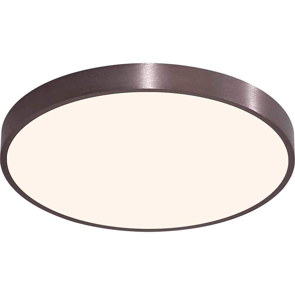 Plafonnier à gradation tricolore en aluminium pour éclairage moderne de chambre
