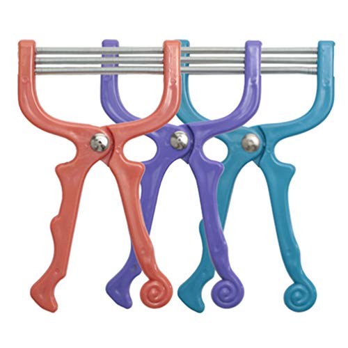 HEALLILY 5 Pcs Primavera Removedor de Pôlos Faciais Aço Inoxidável Lábio Superior Queixo Bochechas P