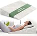 Well B4 Cojín cuña ergonómico para Cama y sofá, Almohada cuña [con 2 Zonas de reclinación], cojin Espalda, cómoda Almohada antirreflujo y cojín de Lectura para elevación del sueño o como Respaldo