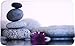 Produktbild Badteppich Energy Stones 50 x 80 cm, hochwertige Qualität, sehr weich, schnelltrocknend, waschbar, rutschhemmend, Fußbodenheizung geeignet